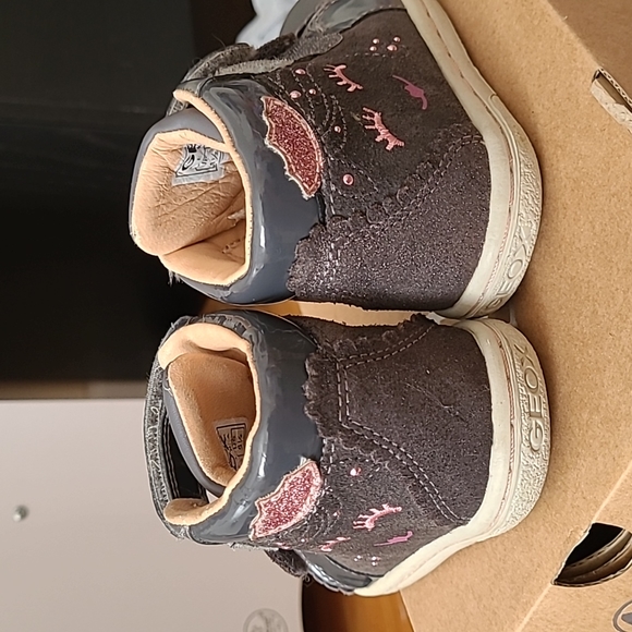 Geox Toddler Girl's High Top Sneakers Size 21 EUR - Picture 3 of 9